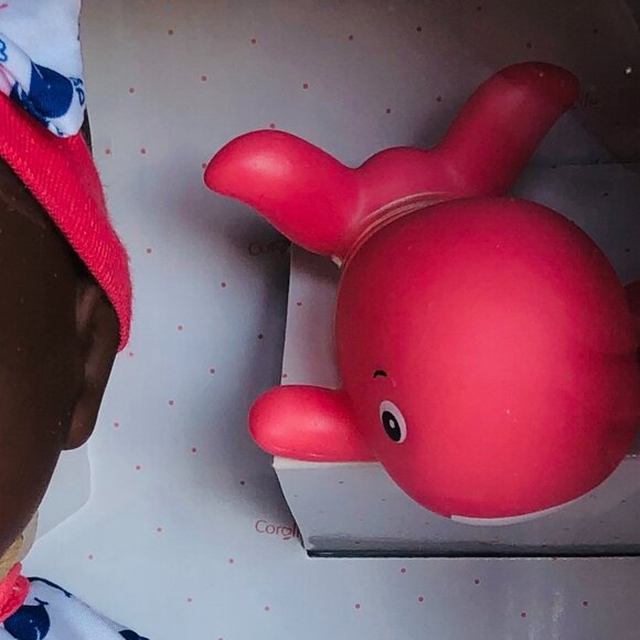 Corolle Bath Baby Alyzee Black Doll w/Little Whale Bbath Toy 12"-30cm New in Box - Picture 12 of 16